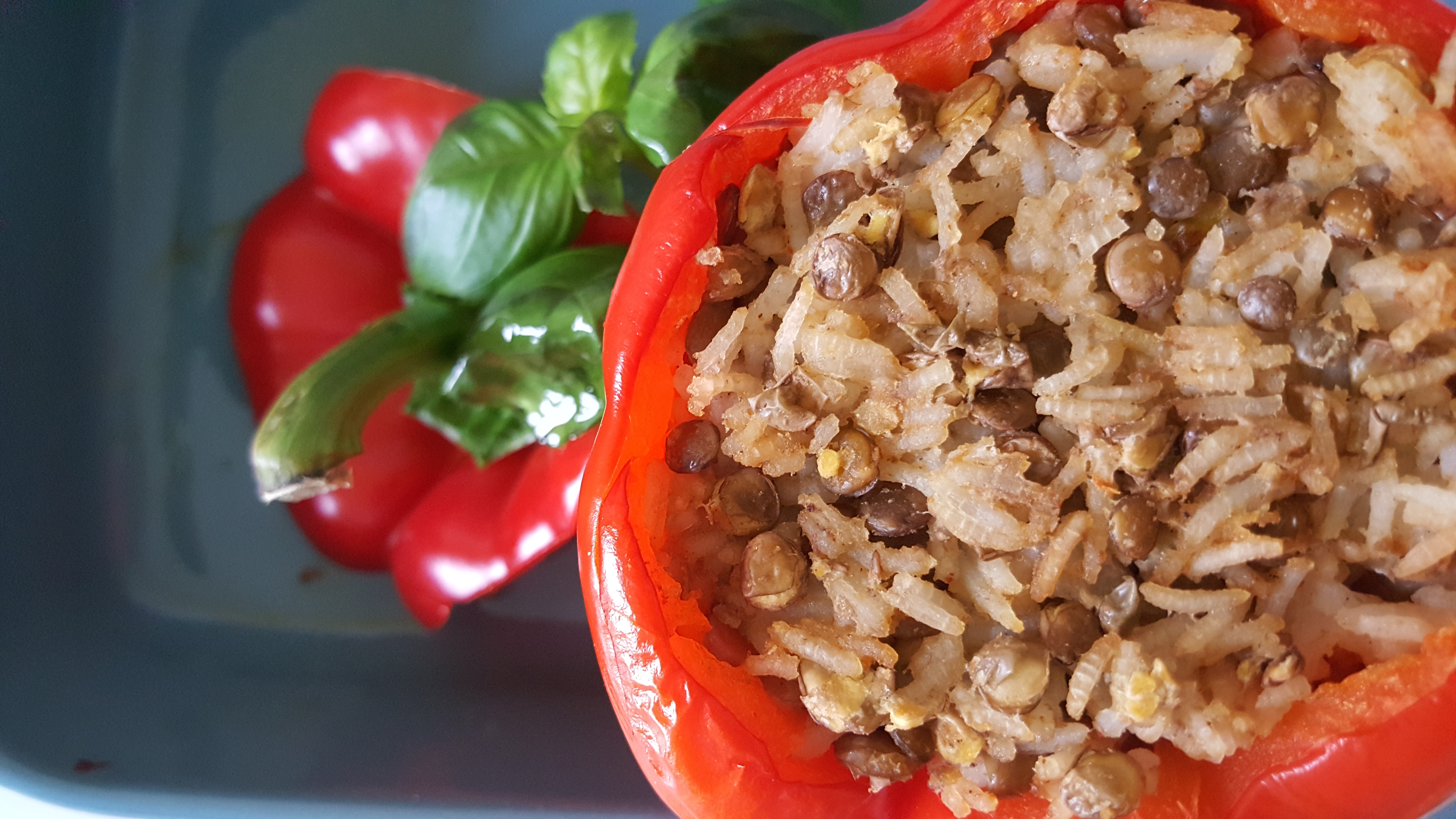 Papryka faszerowana ryżem